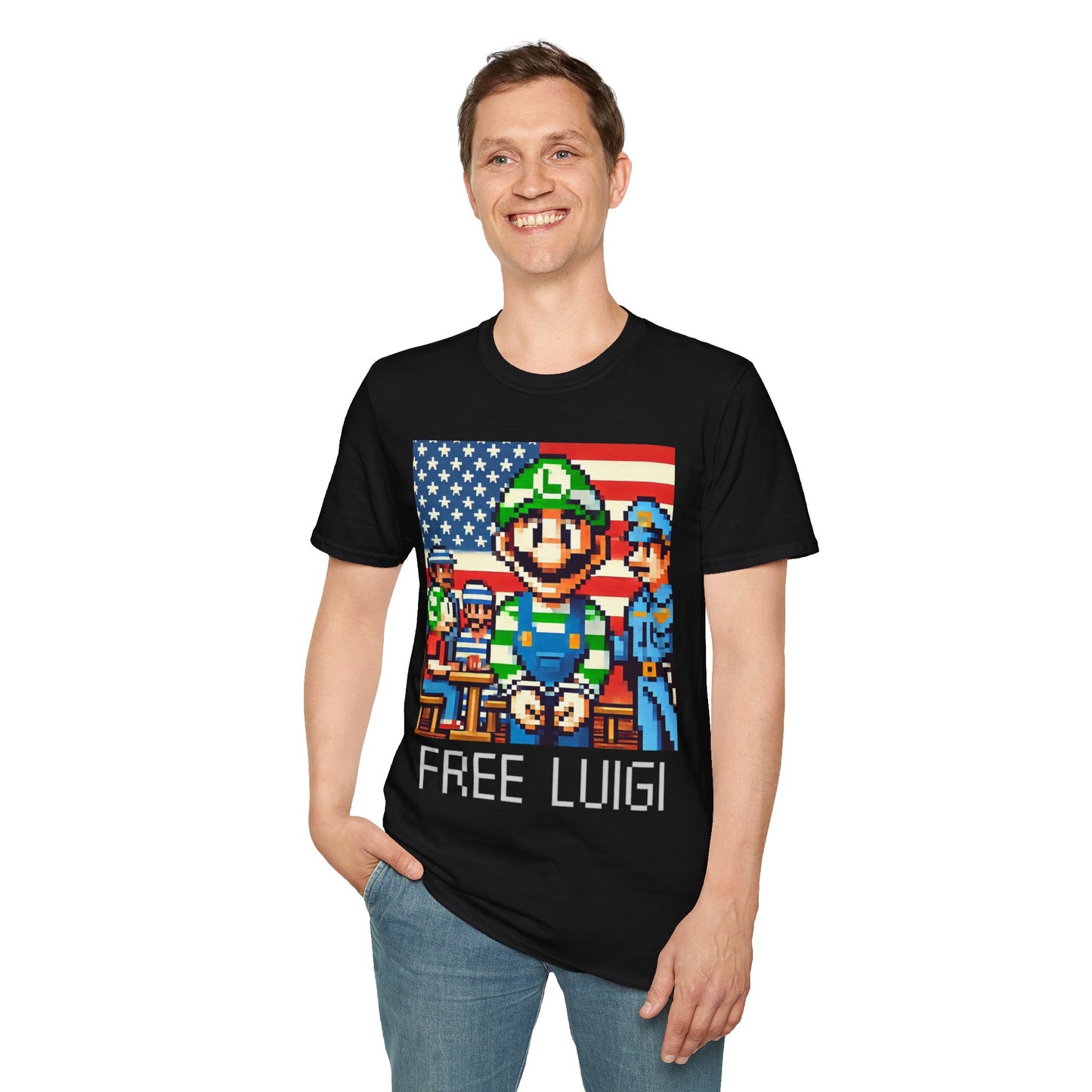 Free Louigi - Unisex Softstyle T-Shirt