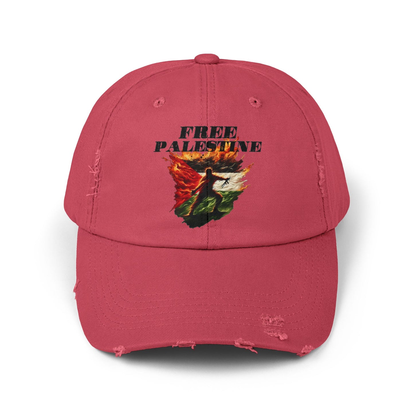 Unknown Casualty Free Palestine Distressed Hat