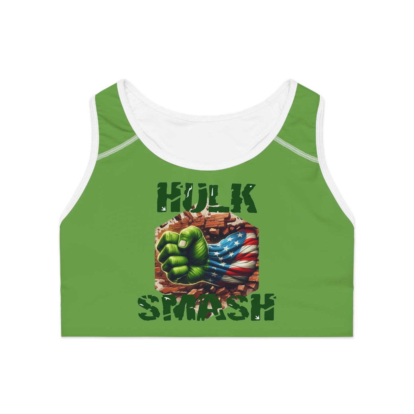 Hulk Smash Sports Bra