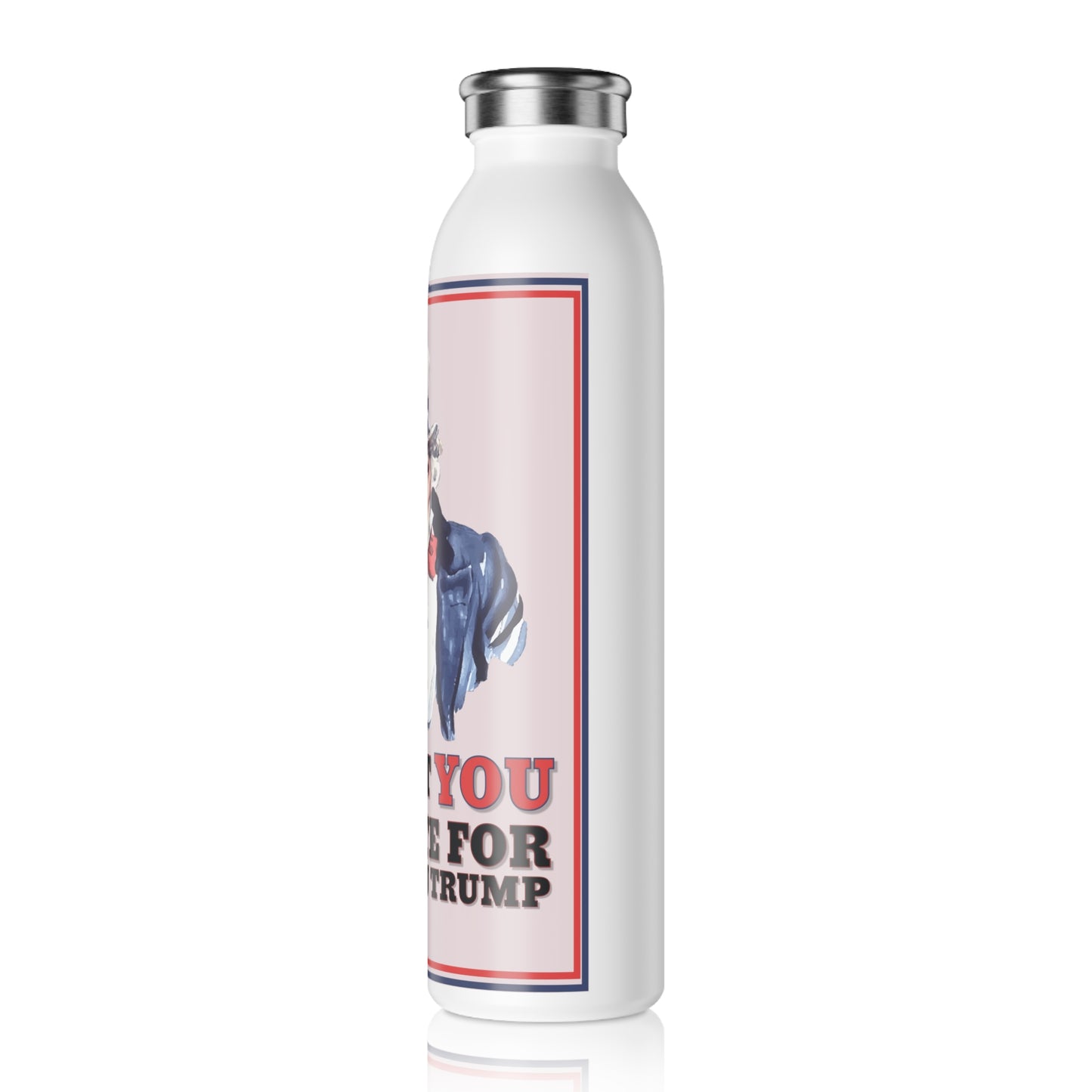 Vote For Trump - Slim Water Bottle