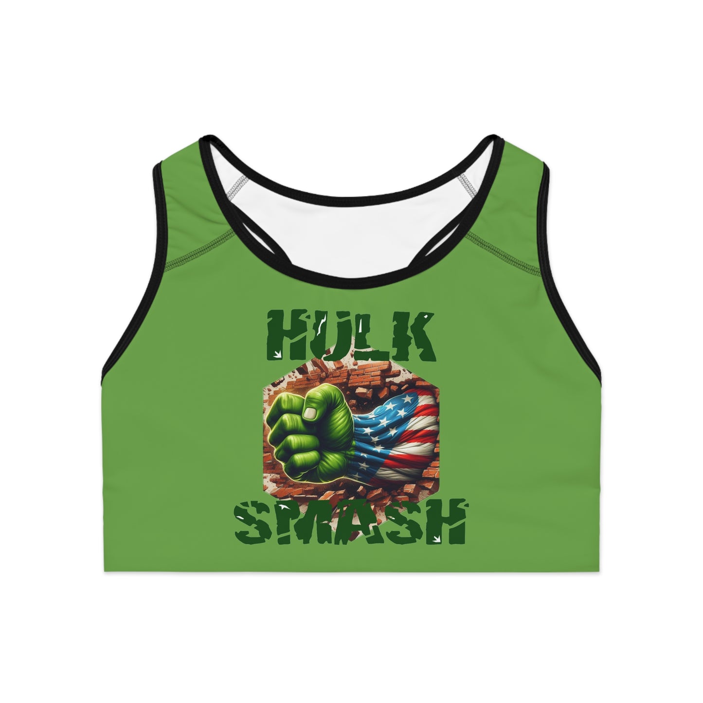Hulk Smash Sports Bra