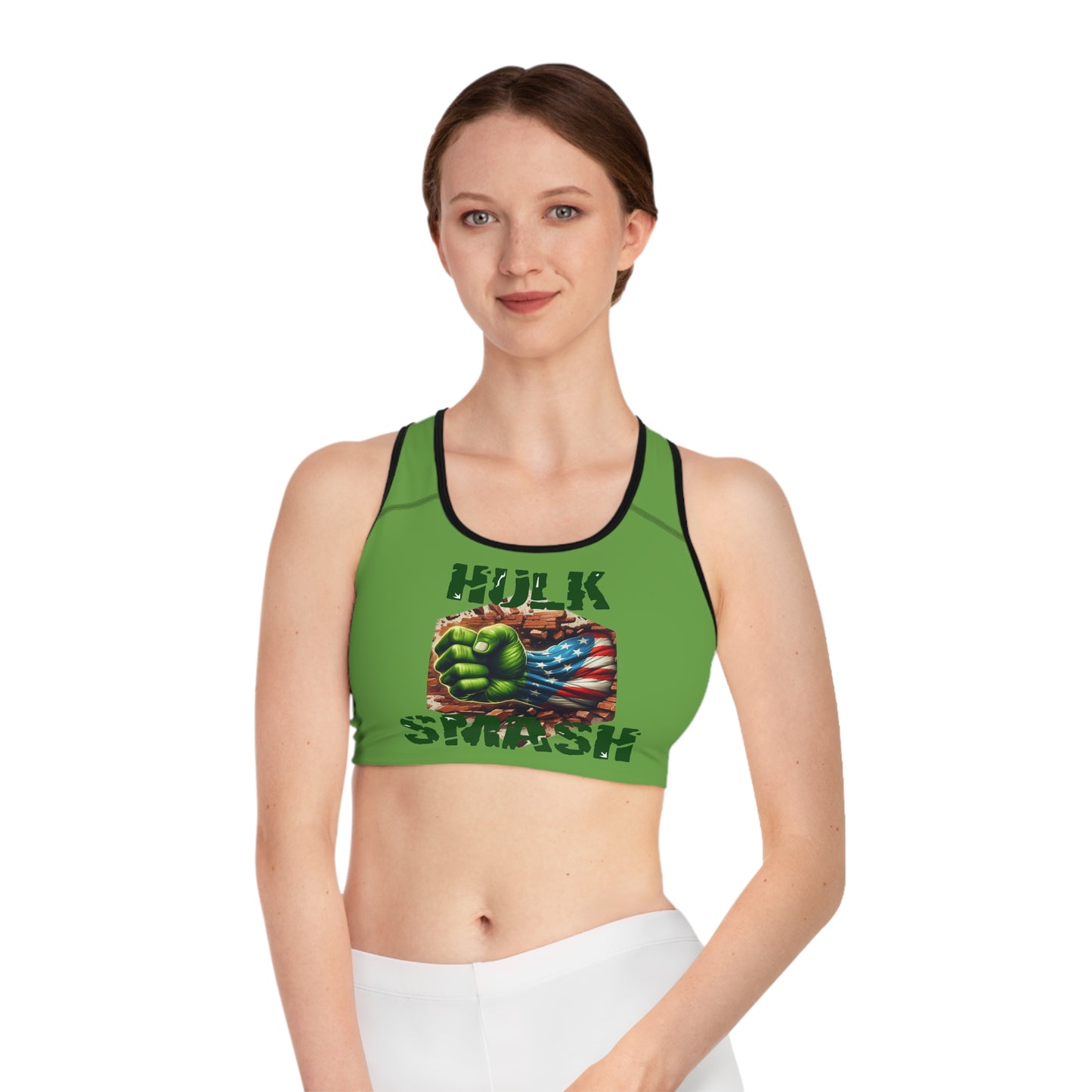Hulk Smash Sports Bra