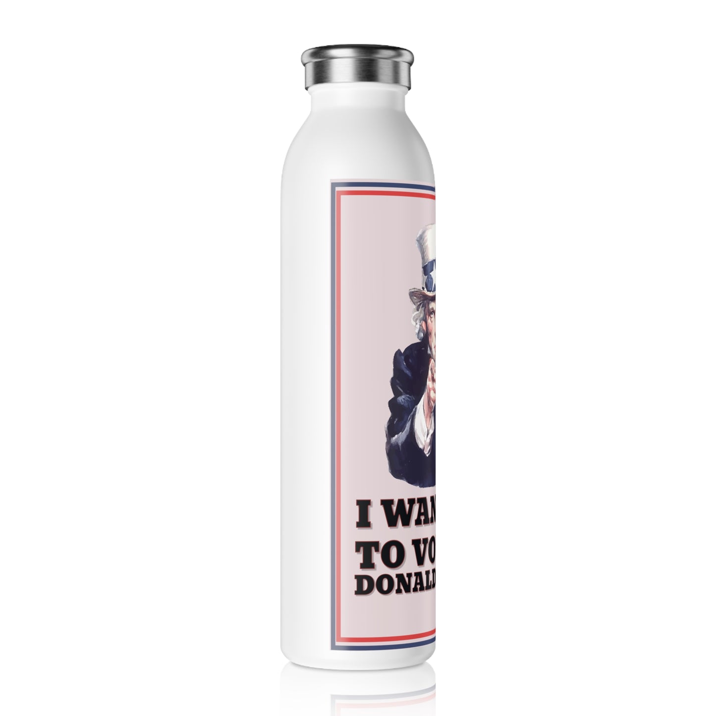 Vote For Trump - Slim Water Bottle