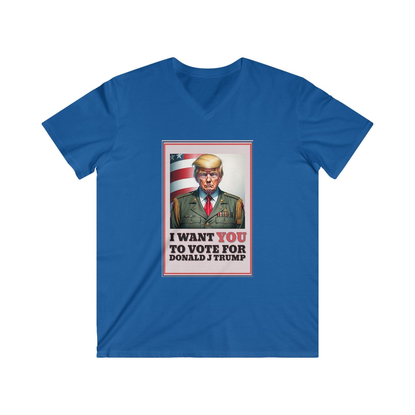 Trump 4 Trump Men's Fitted V-Neck Short Sleeve Tee