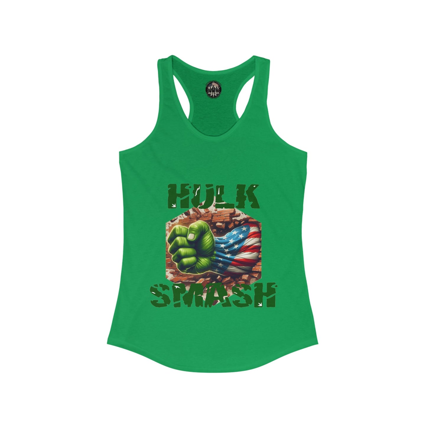 AmeriKan Hulk Smash! - Women's Ideal Racerback Tank