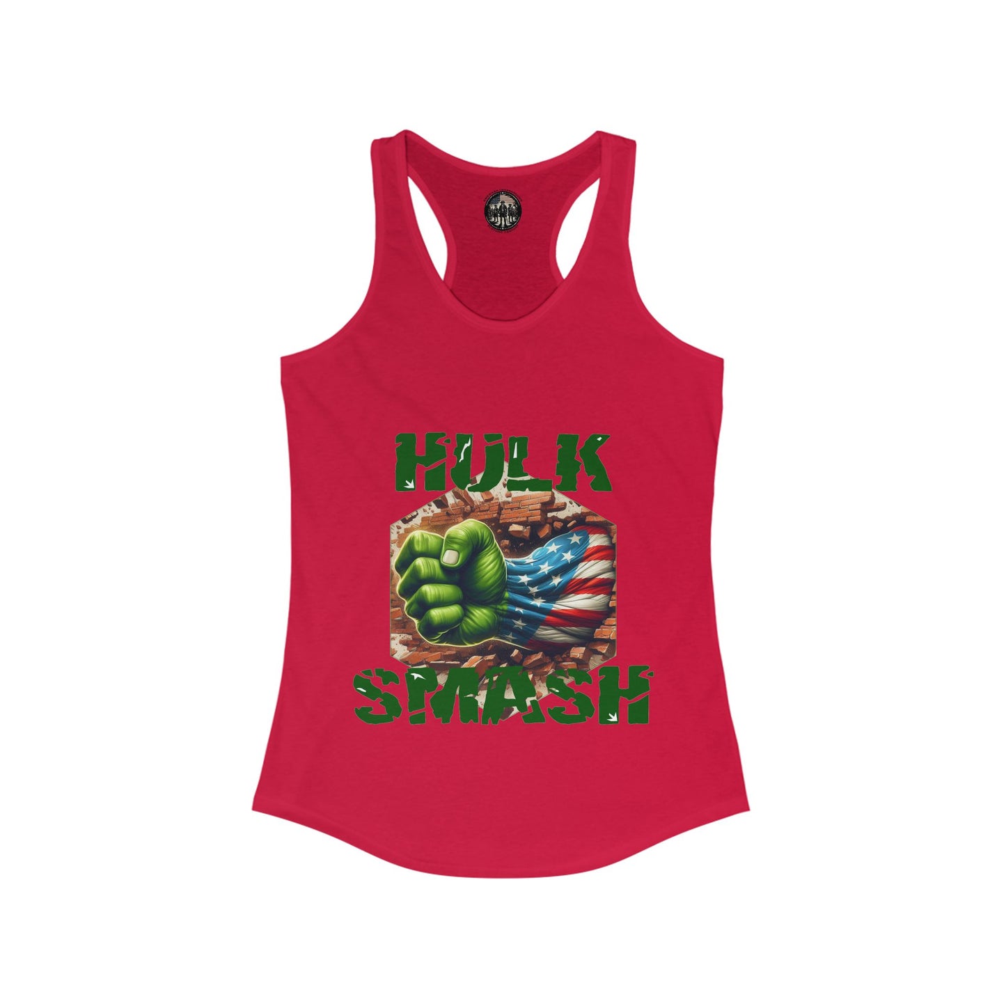 AmeriKan Hulk Smash! - Women's Ideal Racerback Tank