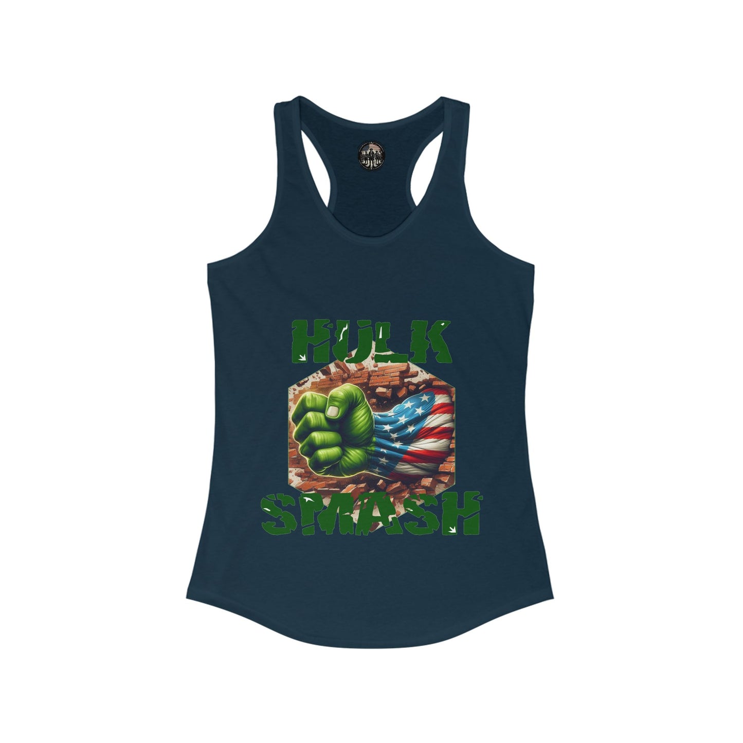 AmeriKan Hulk Smash! - Women's Ideal Racerback Tank