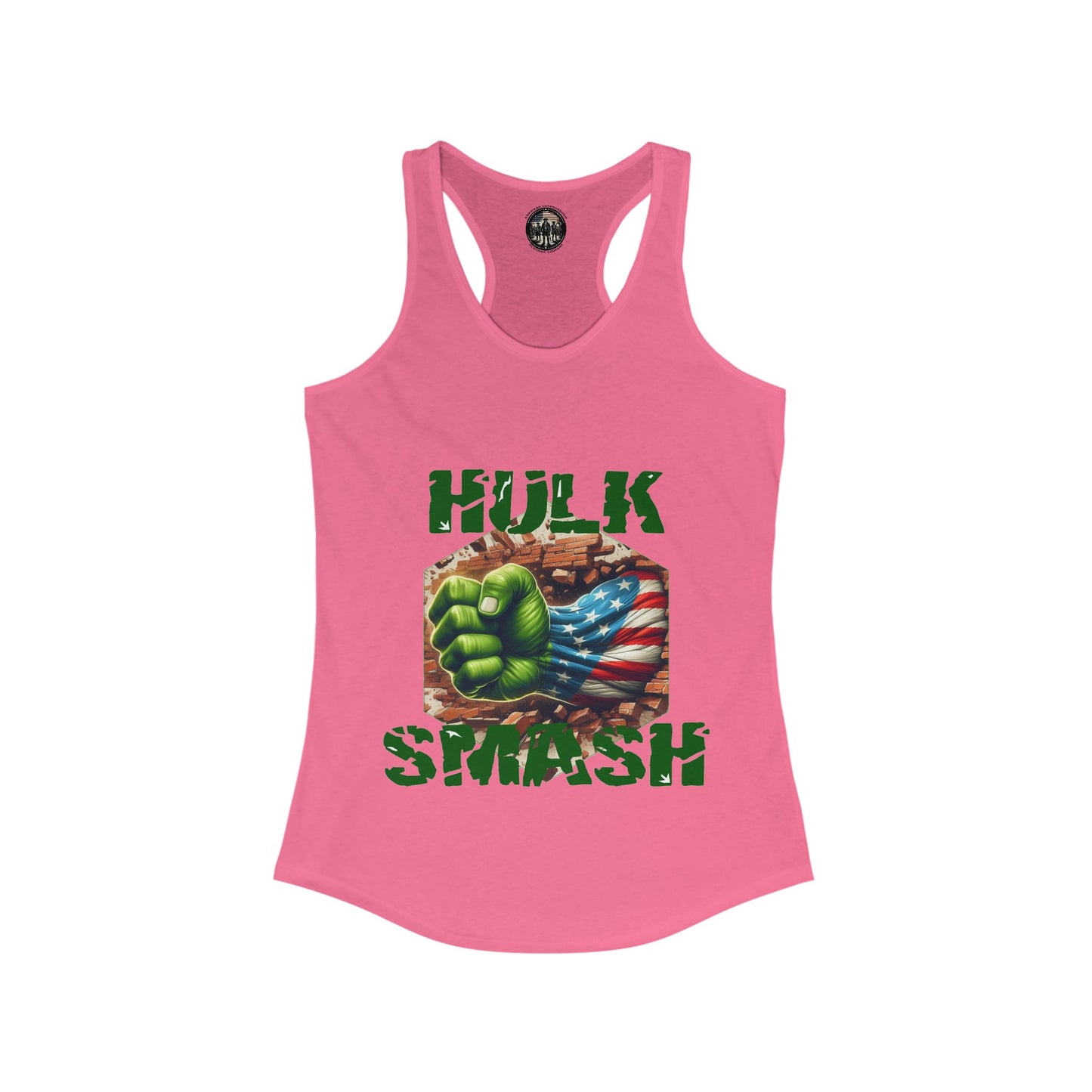 AmeriKan Hulk Smash! - Women's Ideal Racerback Tank