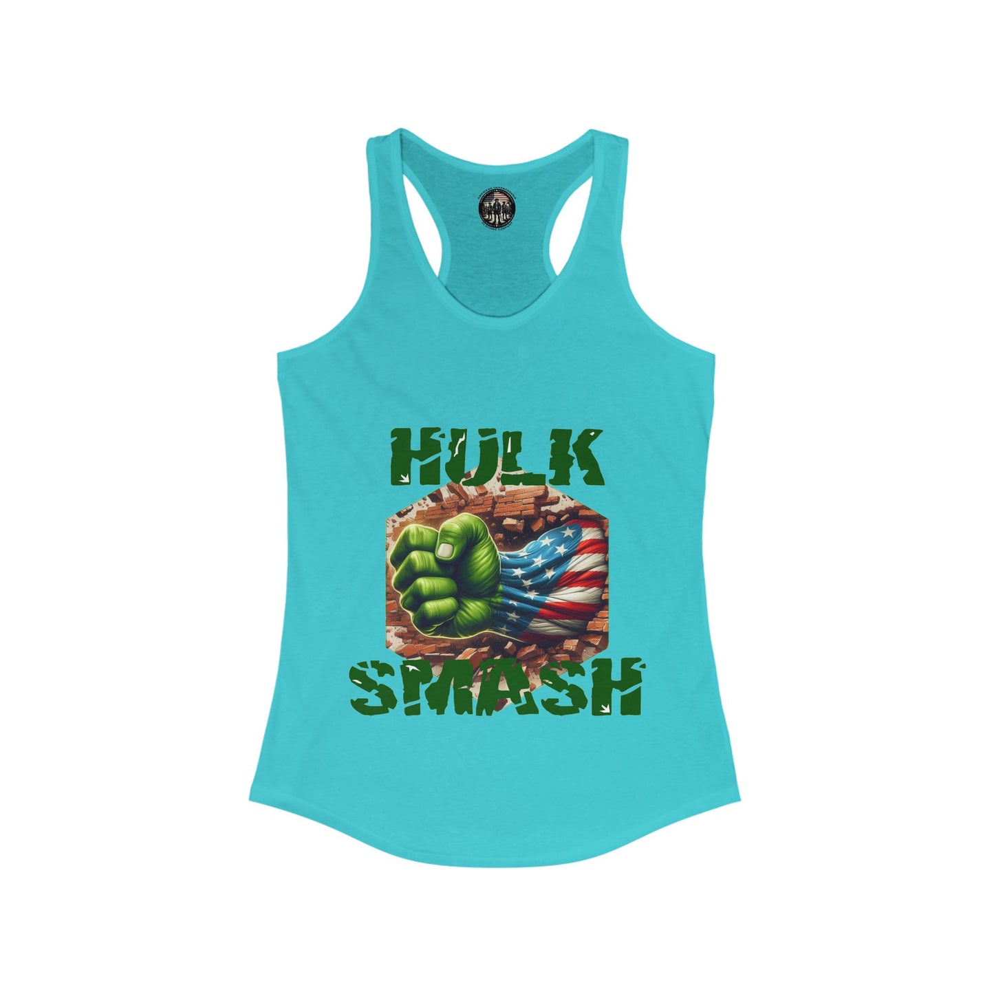 AmeriKan Hulk Smash! - Women's Ideal Racerback Tank
