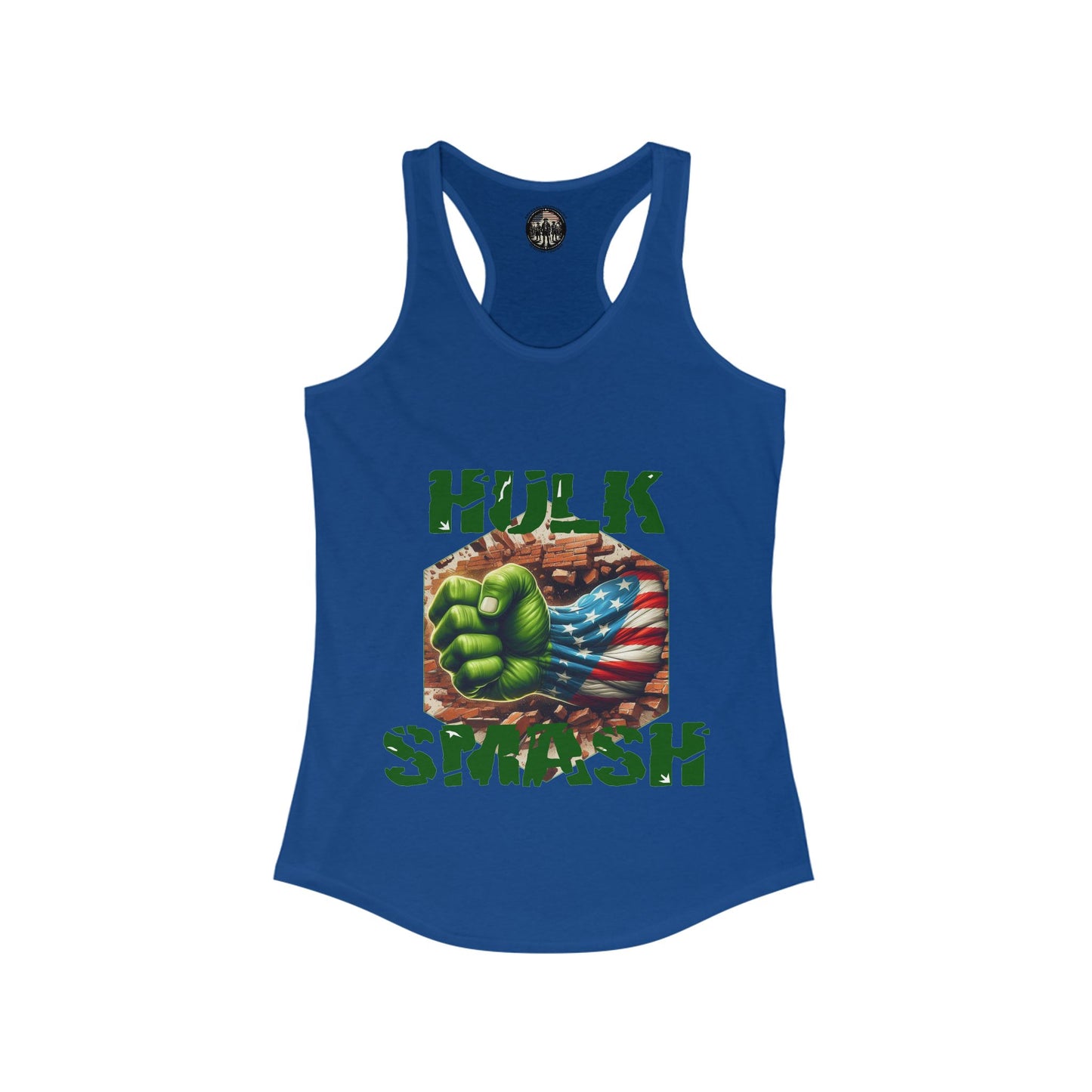 AmeriKan Hulk Smash! - Women's Ideal Racerback Tank