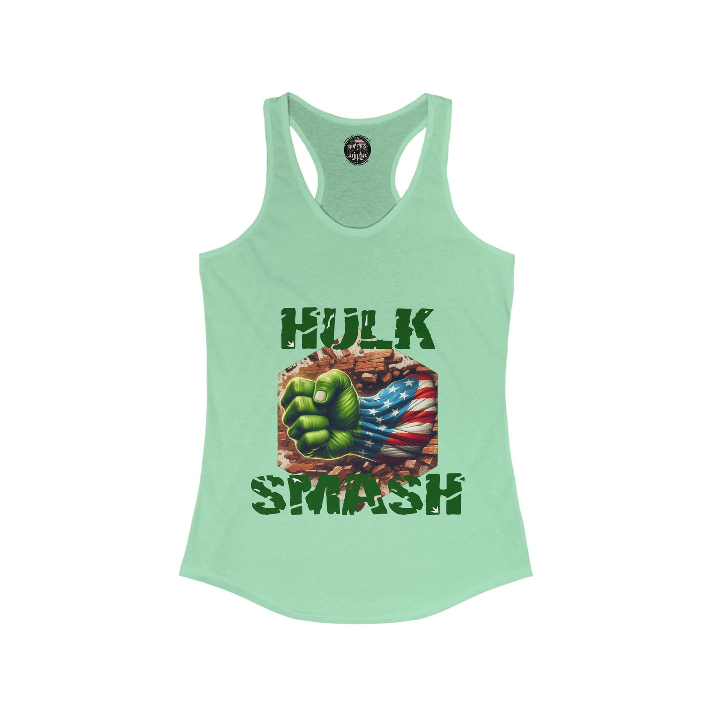 AmeriKan Hulk Smash! - Women's Ideal Racerback Tank