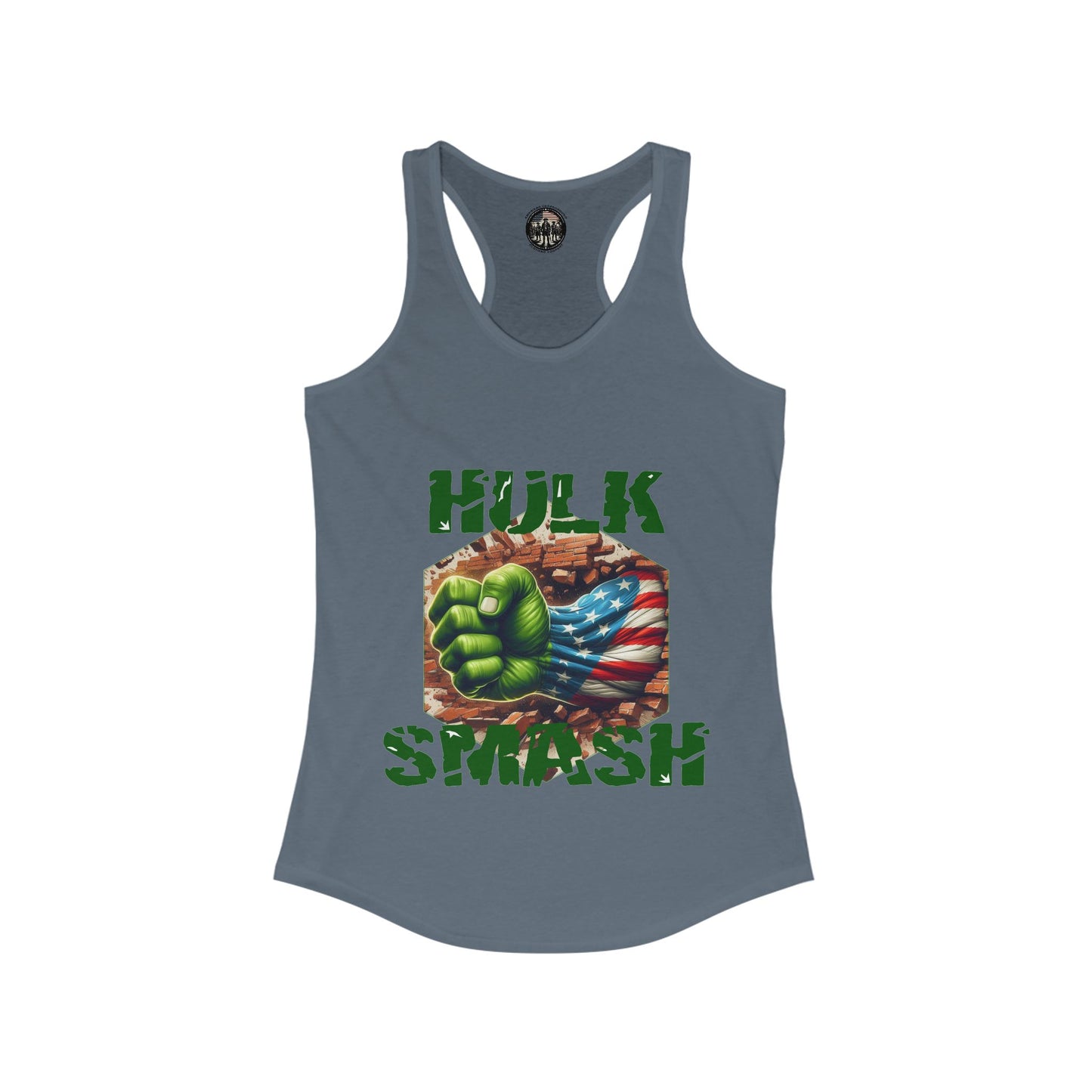 AmeriKan Hulk Smash! - Women's Ideal Racerback Tank