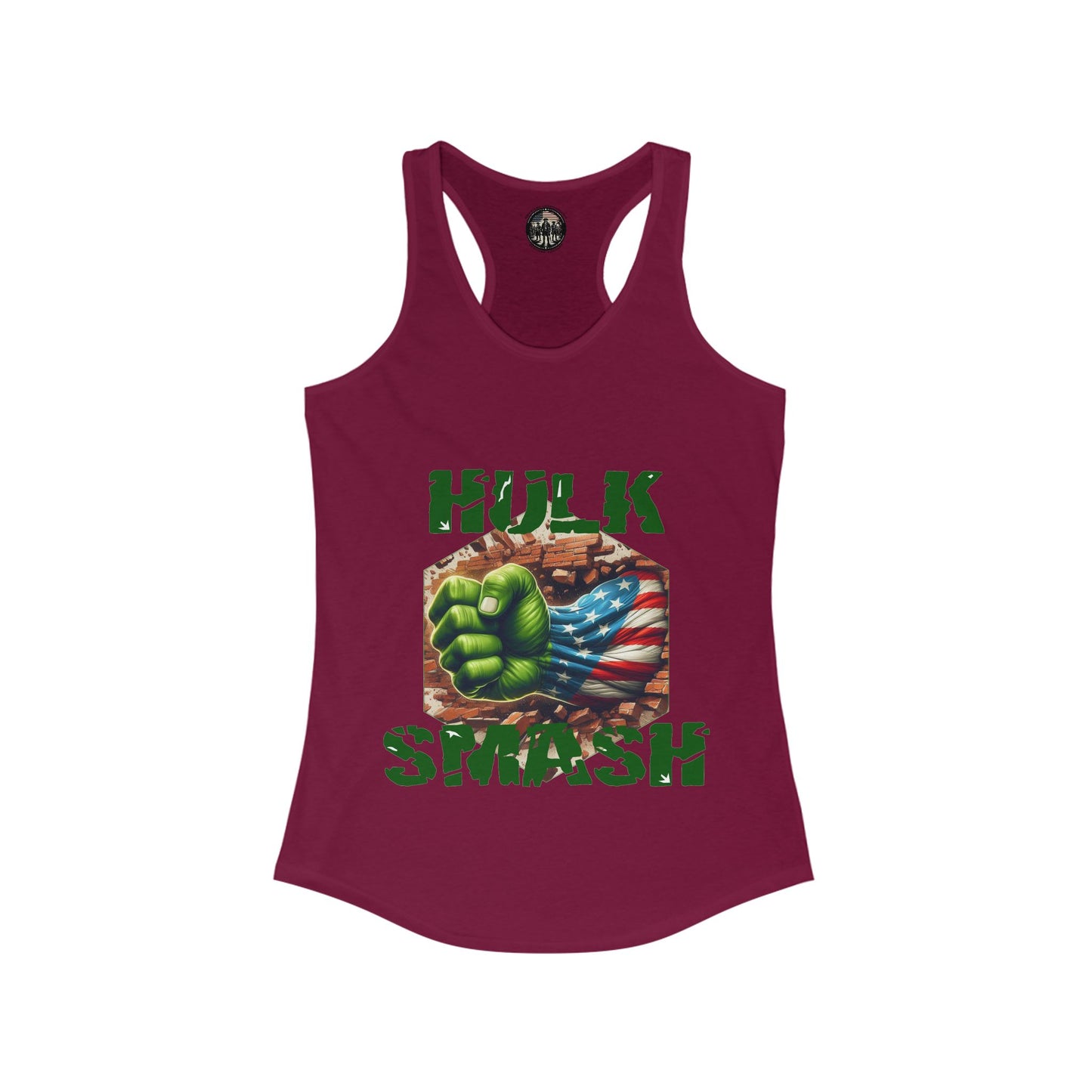 AmeriKan Hulk Smash! - Women's Ideal Racerback Tank