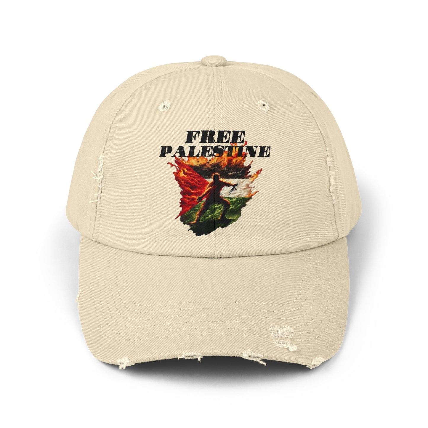 Unknown Casualty Free Palestine Distressed Hat