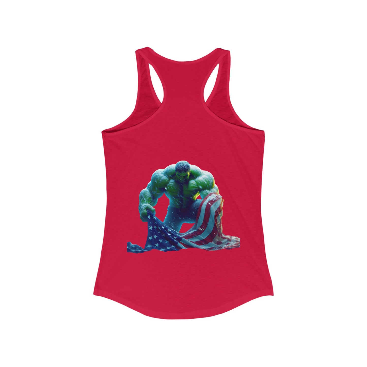 AmeriKan Hulk Smash! - Women's Ideal Racerback Tank