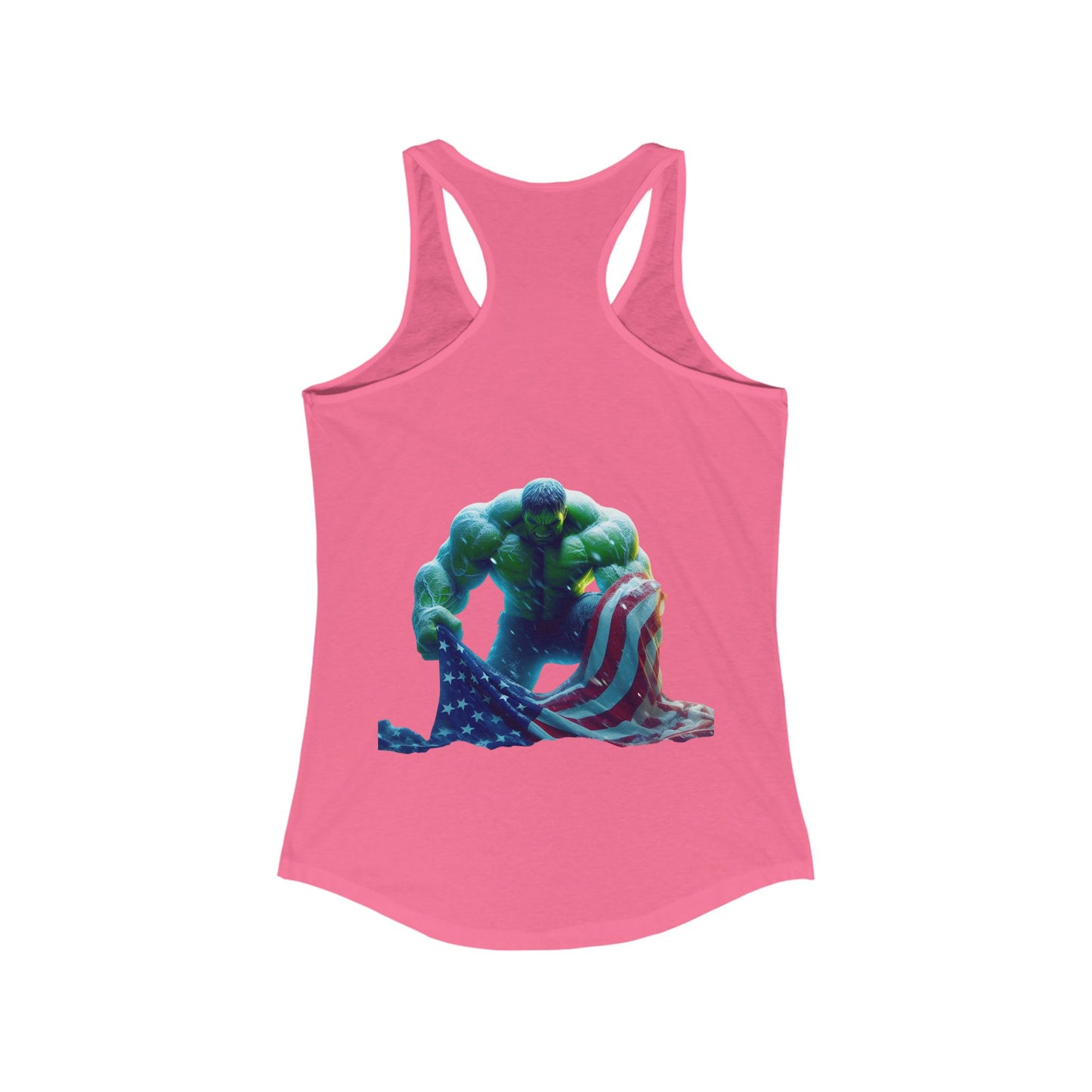AmeriKan Hulk Smash! - Women's Ideal Racerback Tank