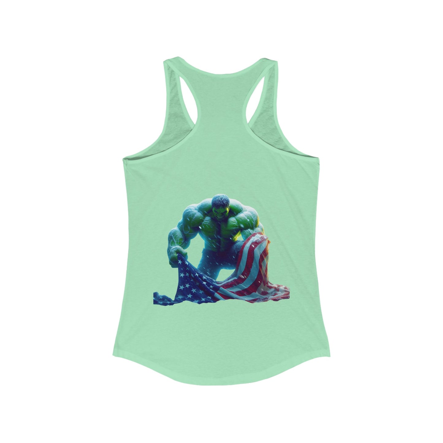 AmeriKan Hulk Smash! - Women's Ideal Racerback Tank