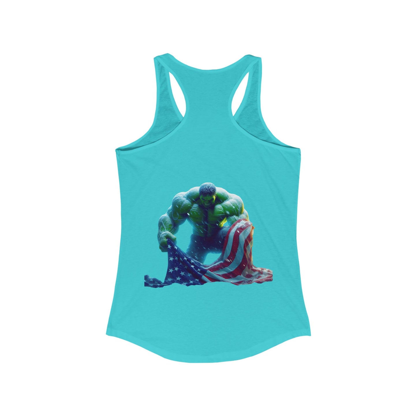 AmeriKan Hulk Smash! - Women's Ideal Racerback Tank