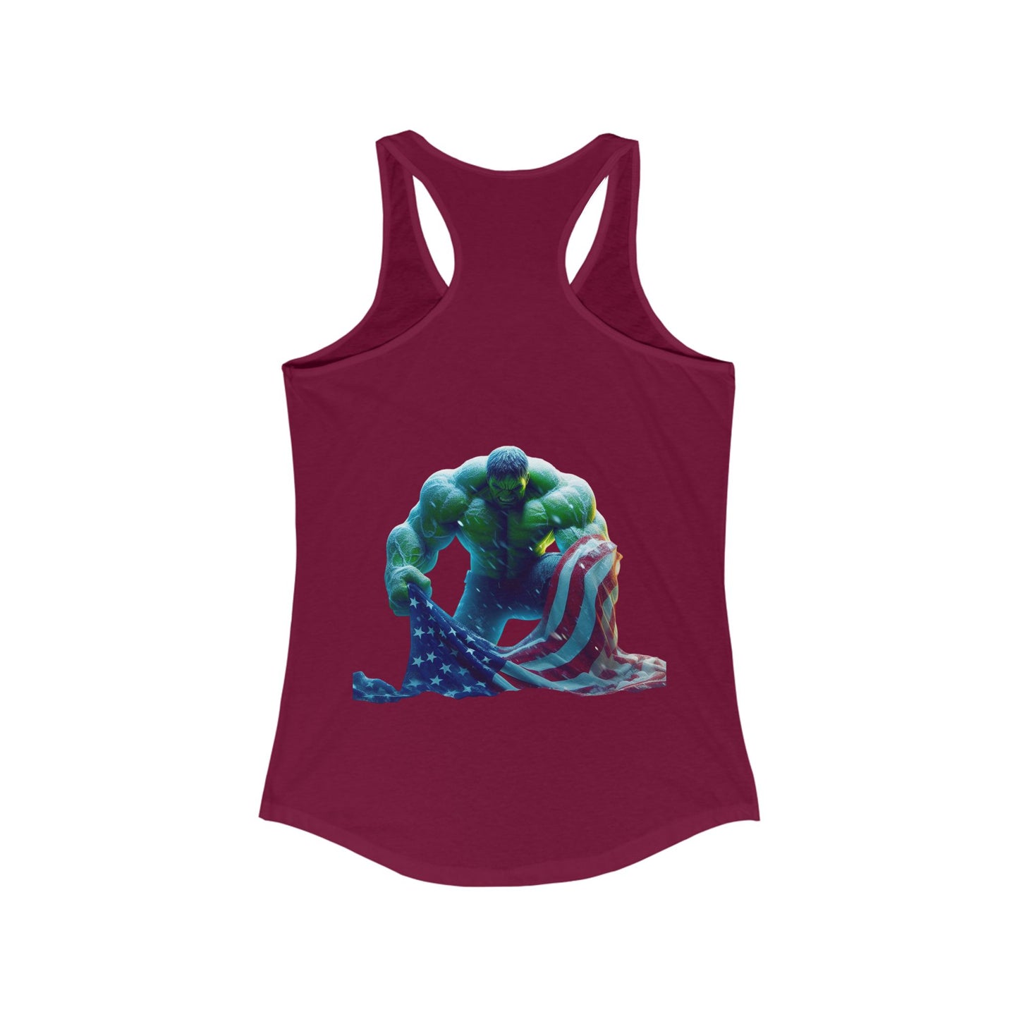 AmeriKan Hulk Smash! - Women's Ideal Racerback Tank