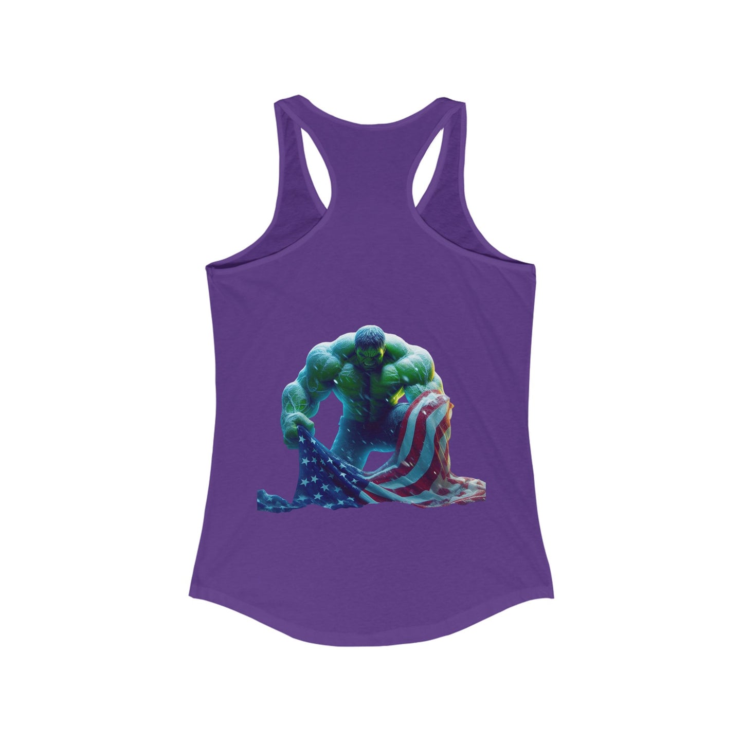 AmeriKan Hulk Smash! - Women's Ideal Racerback Tank