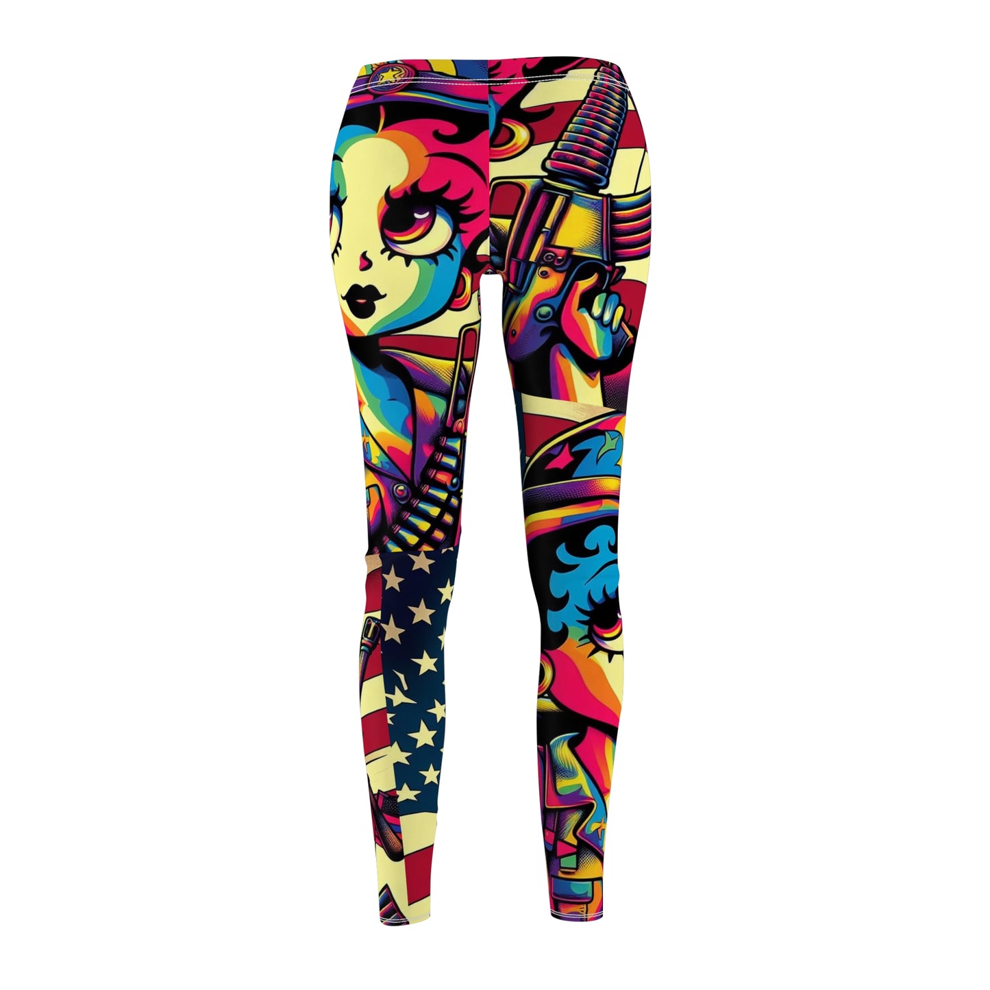 Leggings - Betty Boop Soldier Print