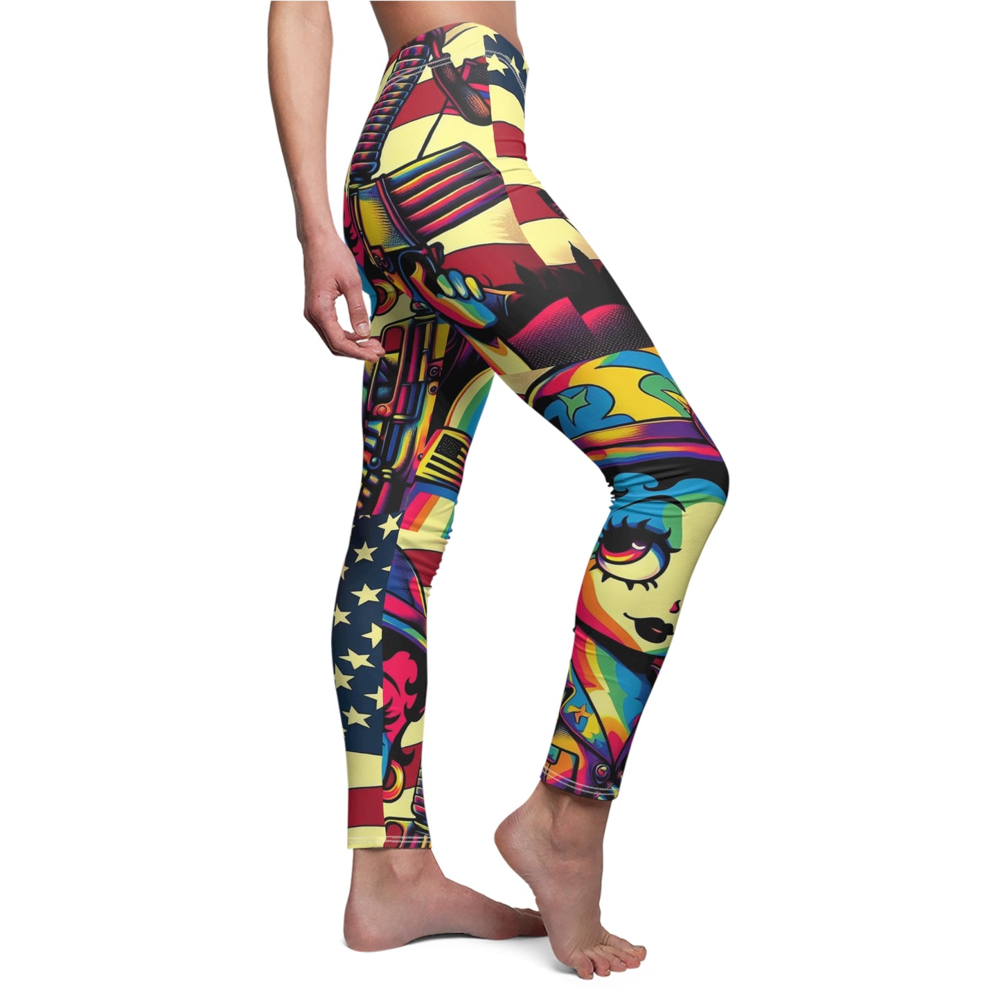 Leggings - Betty Boop Soldier Print