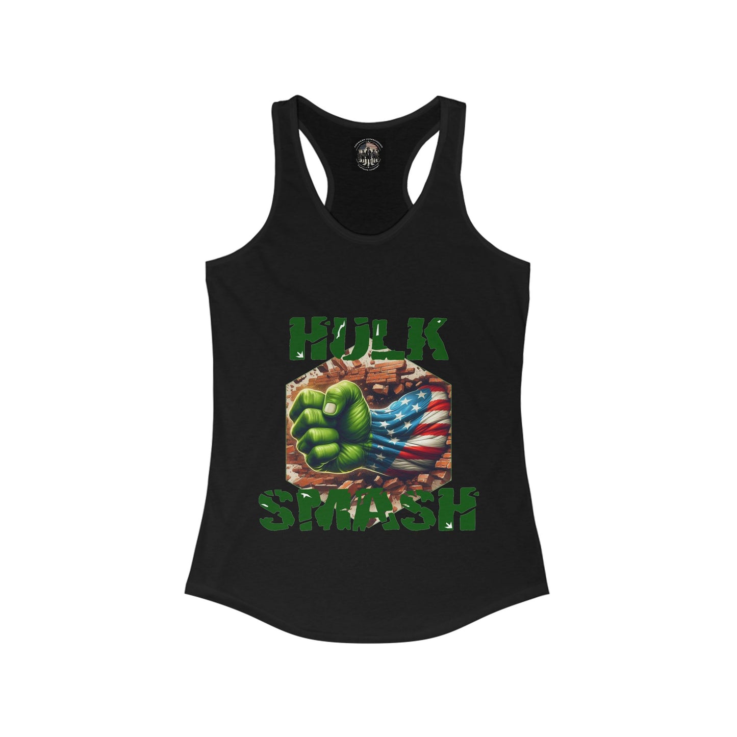 AmeriKan Hulk Smash! - Women's Ideal Racerback Tank