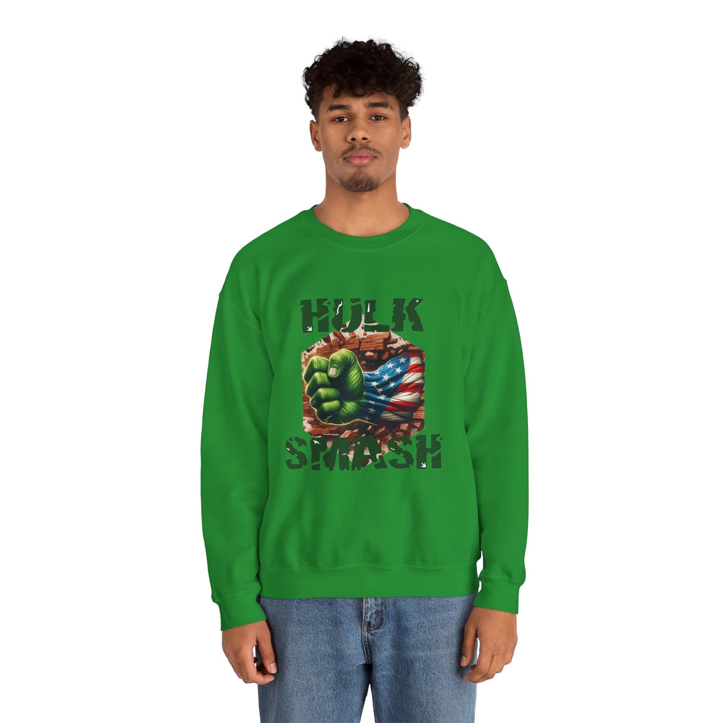 Amerikan Hulk - Unisex Heavy Blend™ Crewneck Sweatshirt