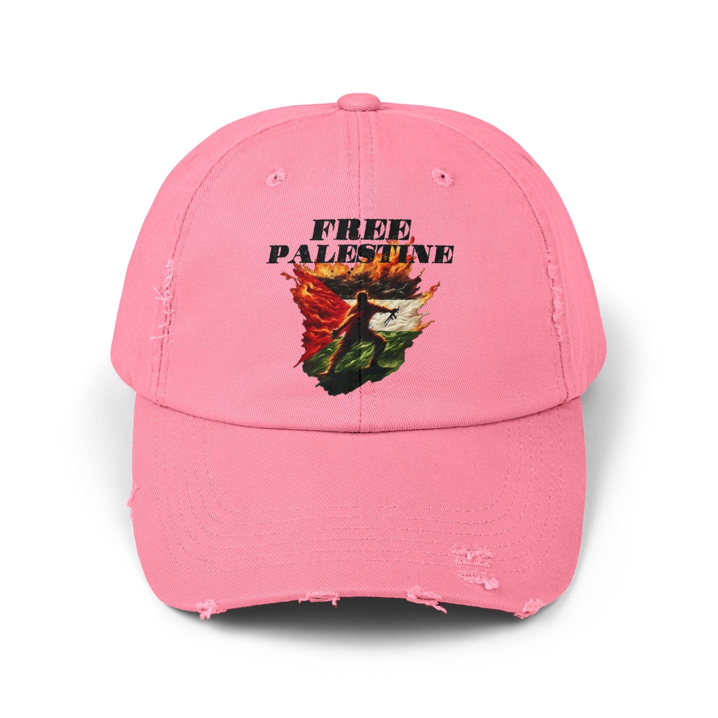 Unknown Casualty Free Palestine Distressed Hat
