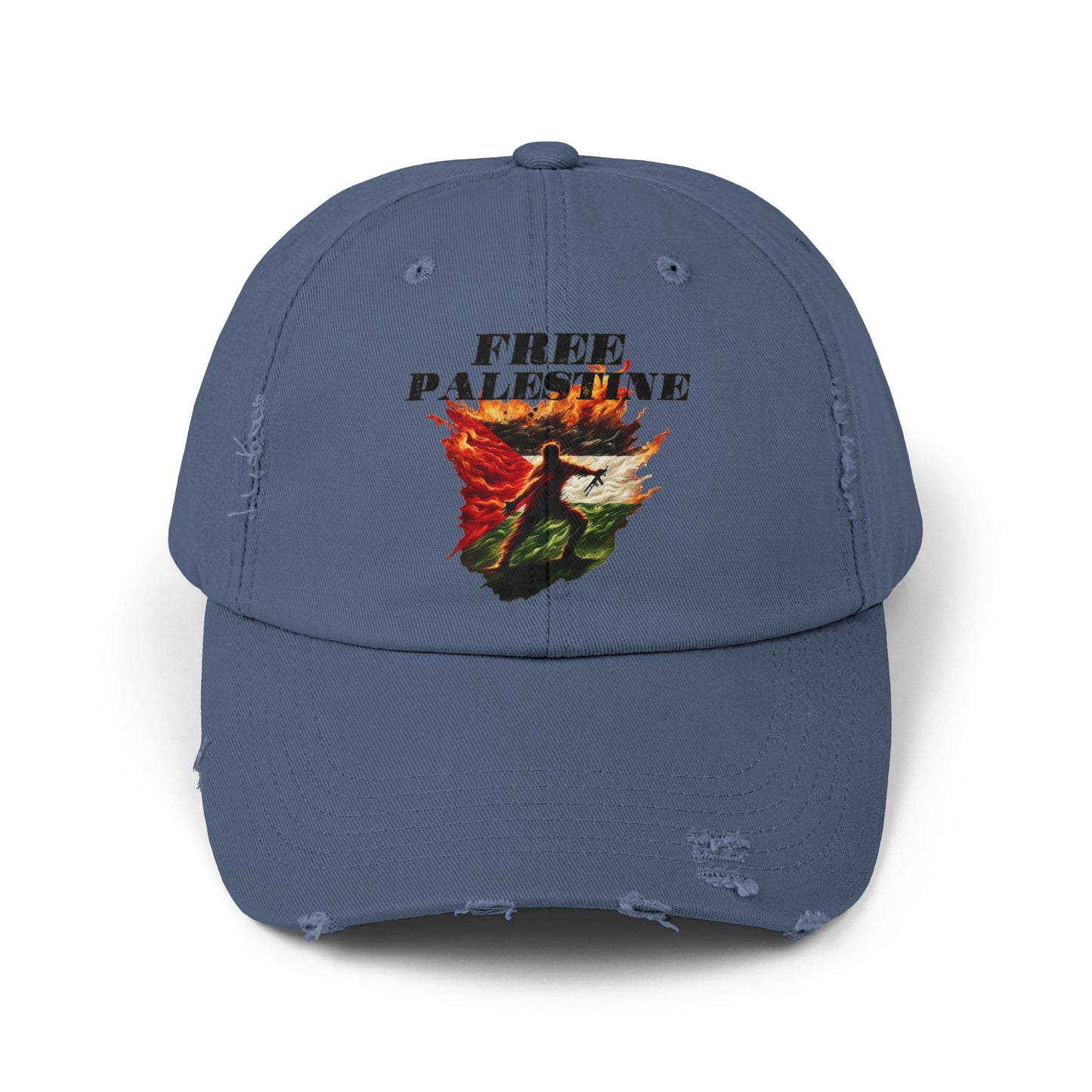 Unknown Casualty Free Palestine Distressed Hat
