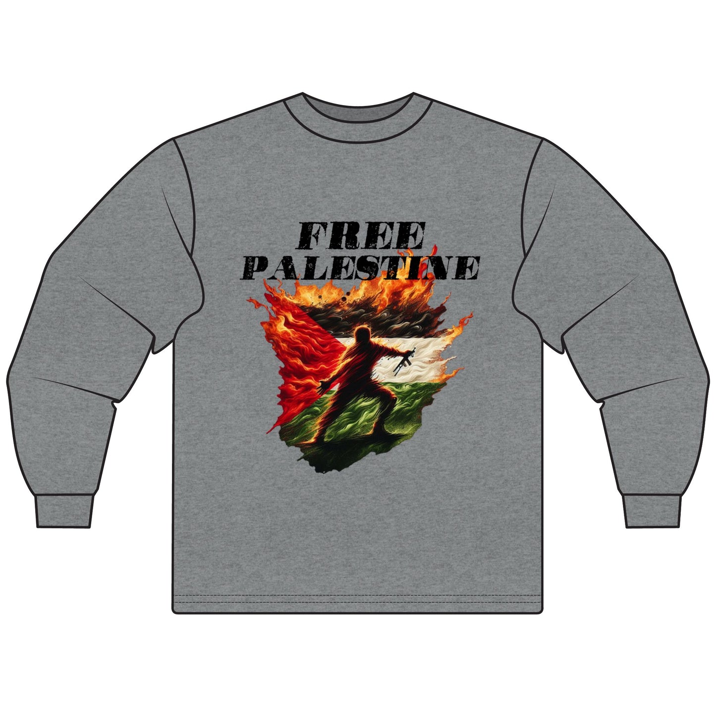 Unknown Casualty Free Palestine Sweat Shirt