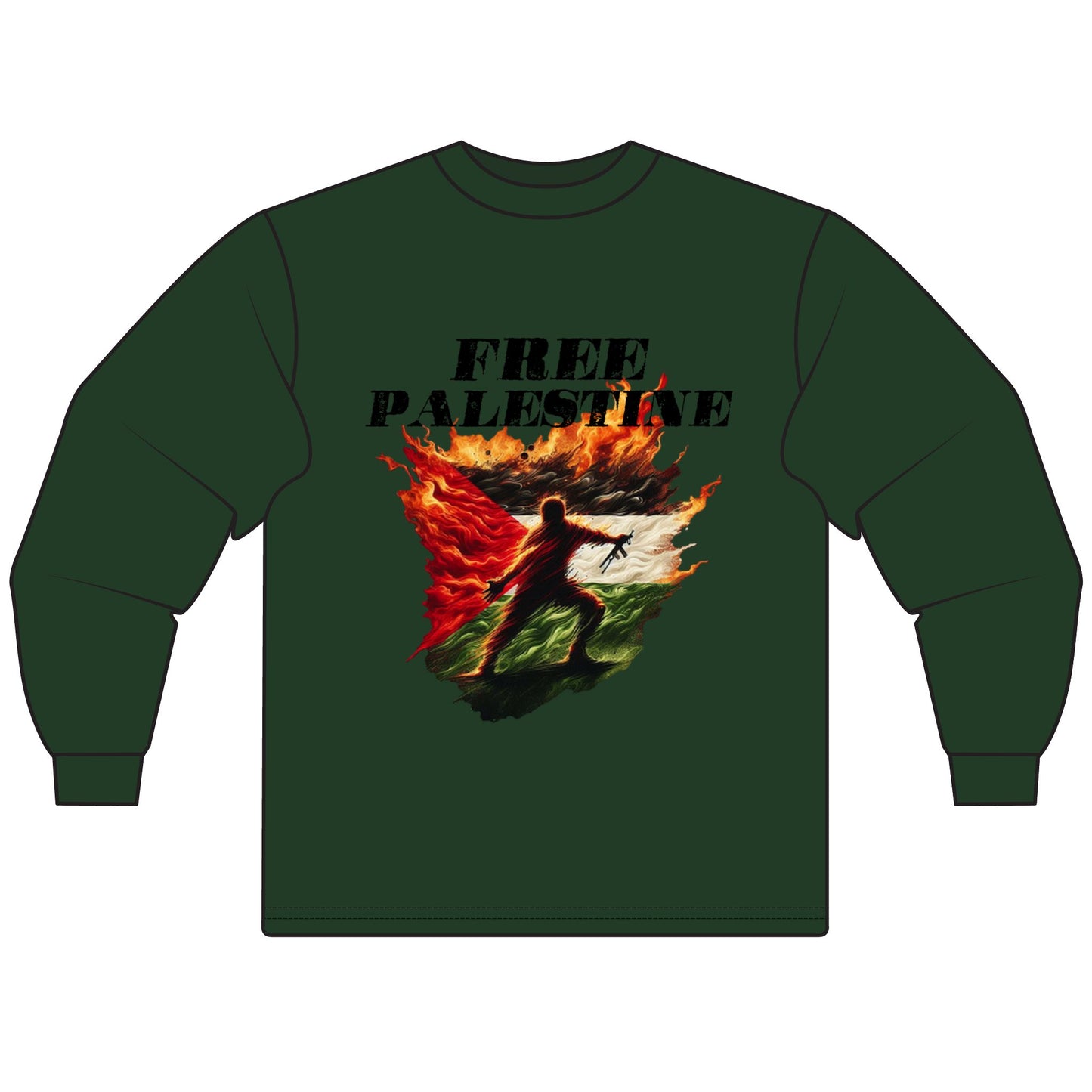Unknown Casualty Free Palestine Sweat Shirt