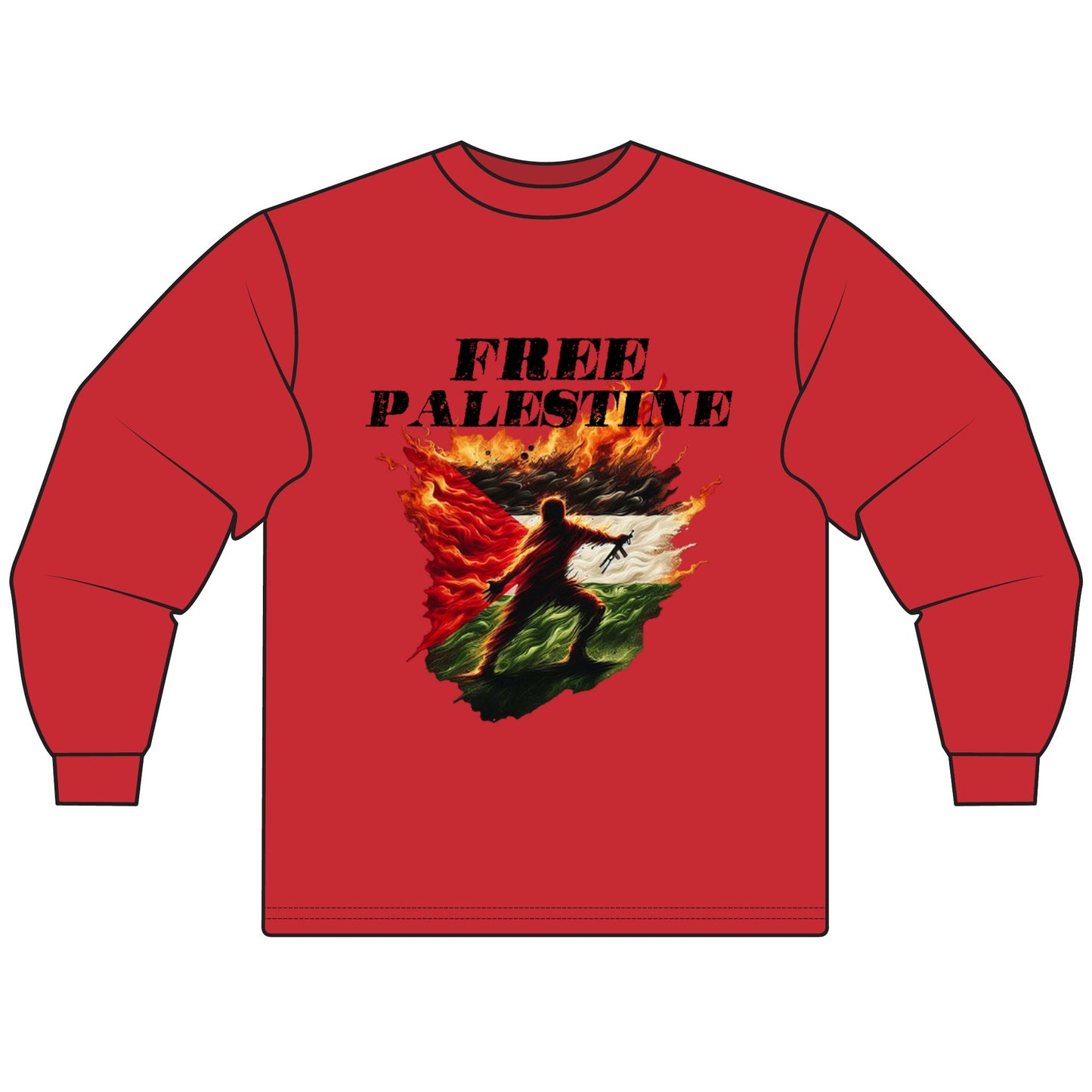 Unknown Casualty Free Palestine Sweat Shirt