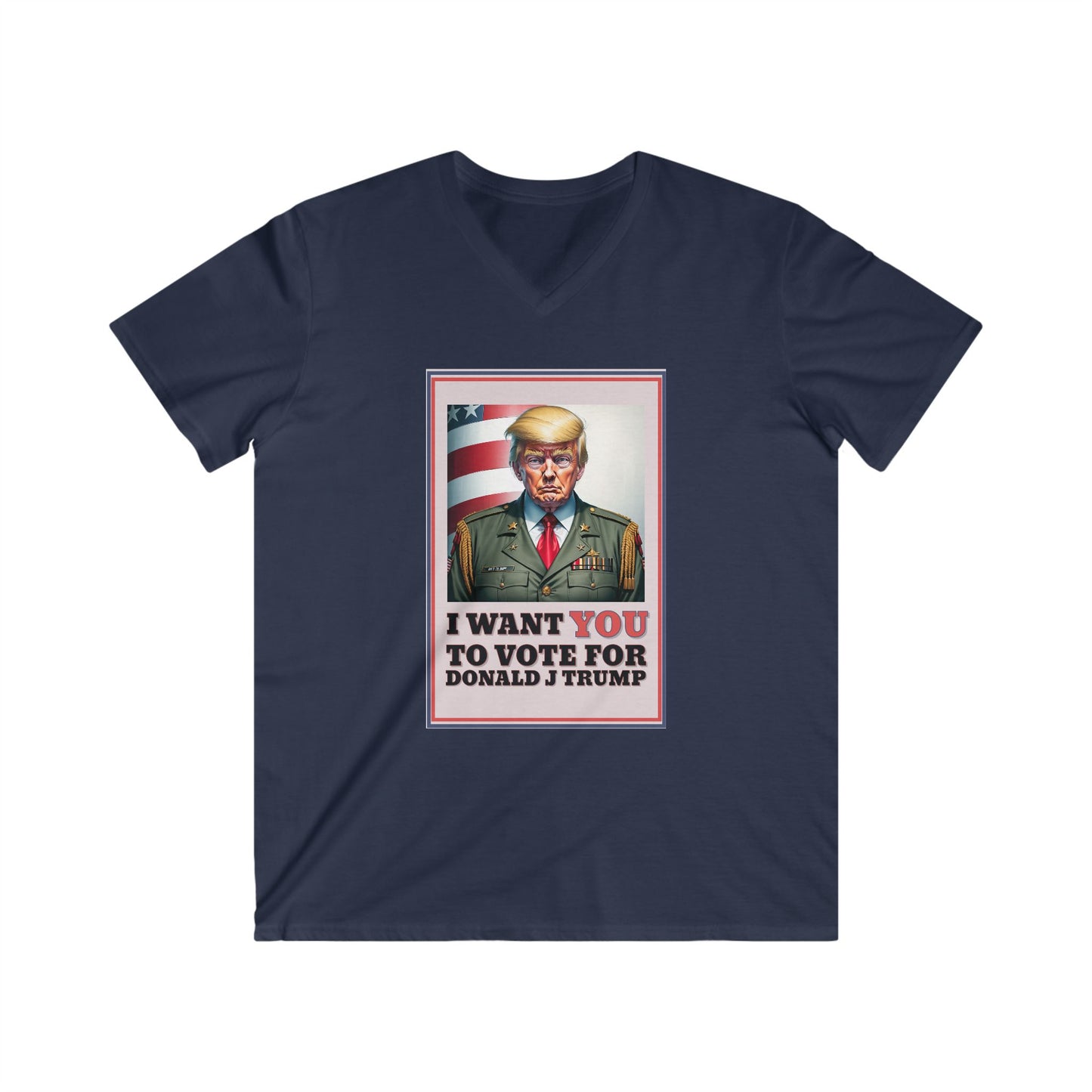 Trump 4 Trump Men's Fitted V-Neck Short Sleeve Tee