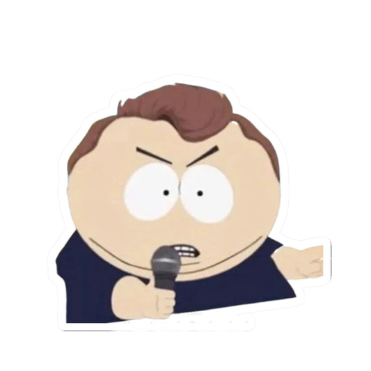 Charlie Kirk Master Debater Kiss-Cut Sticker