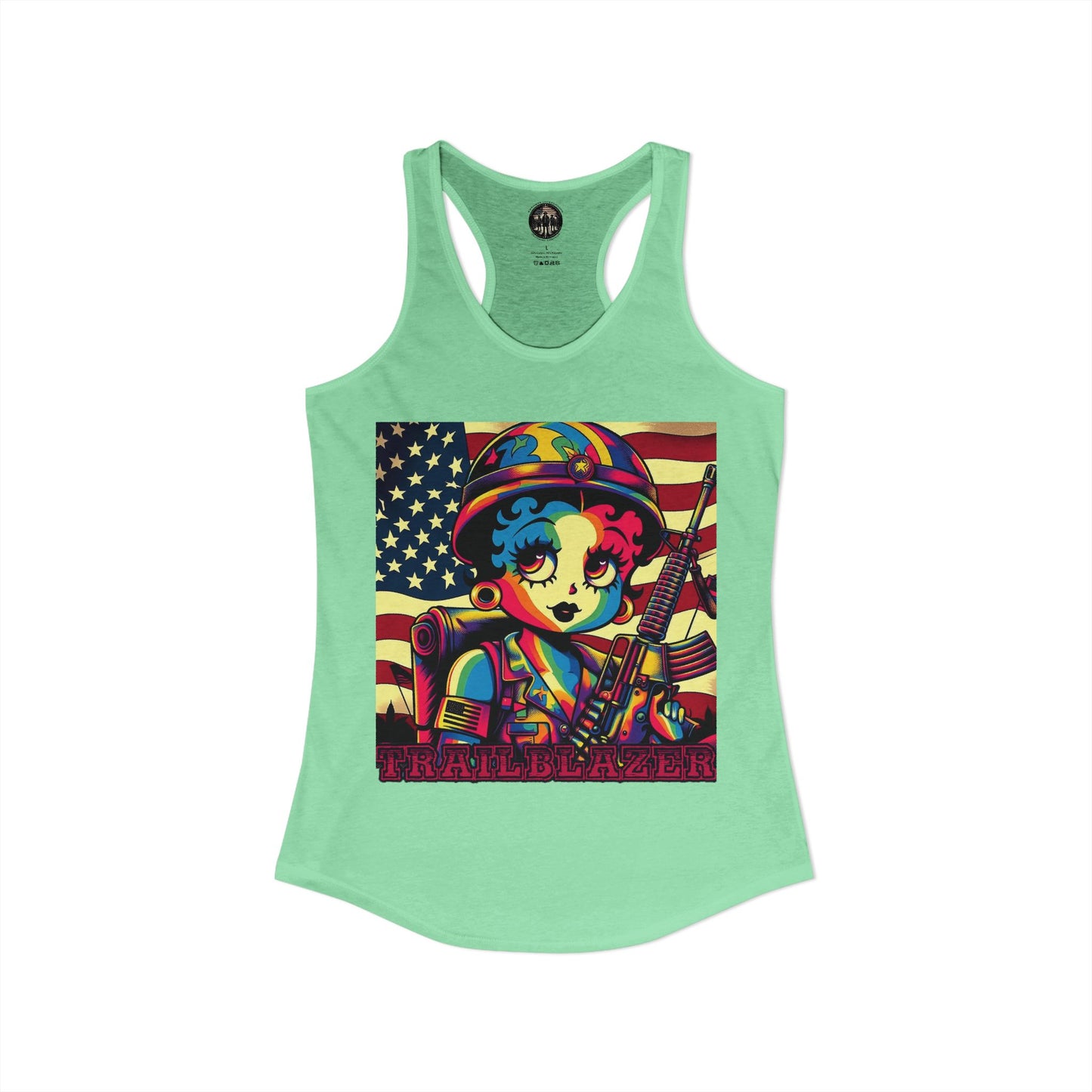Betty Boop Suffragette  Racerback Tank