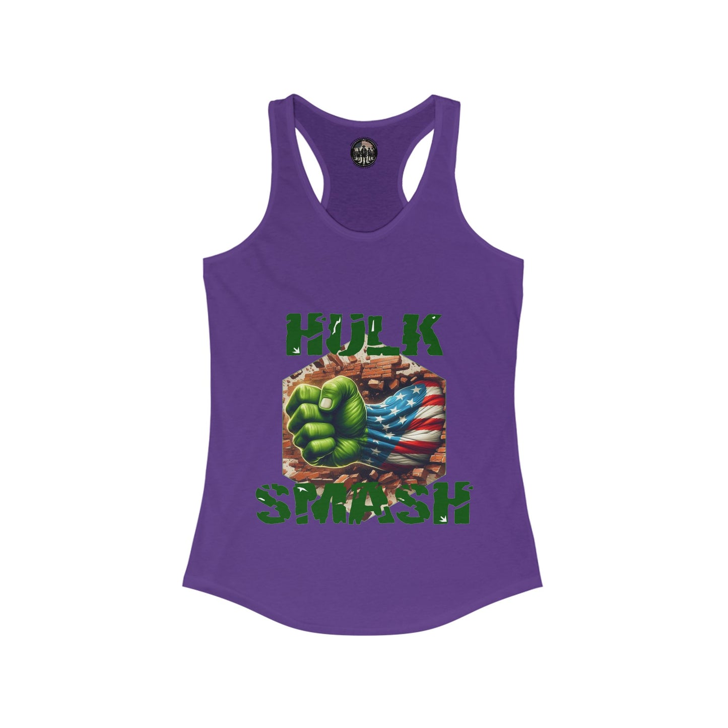AmeriKan Hulk Smash! - Women's Ideal Racerback Tank