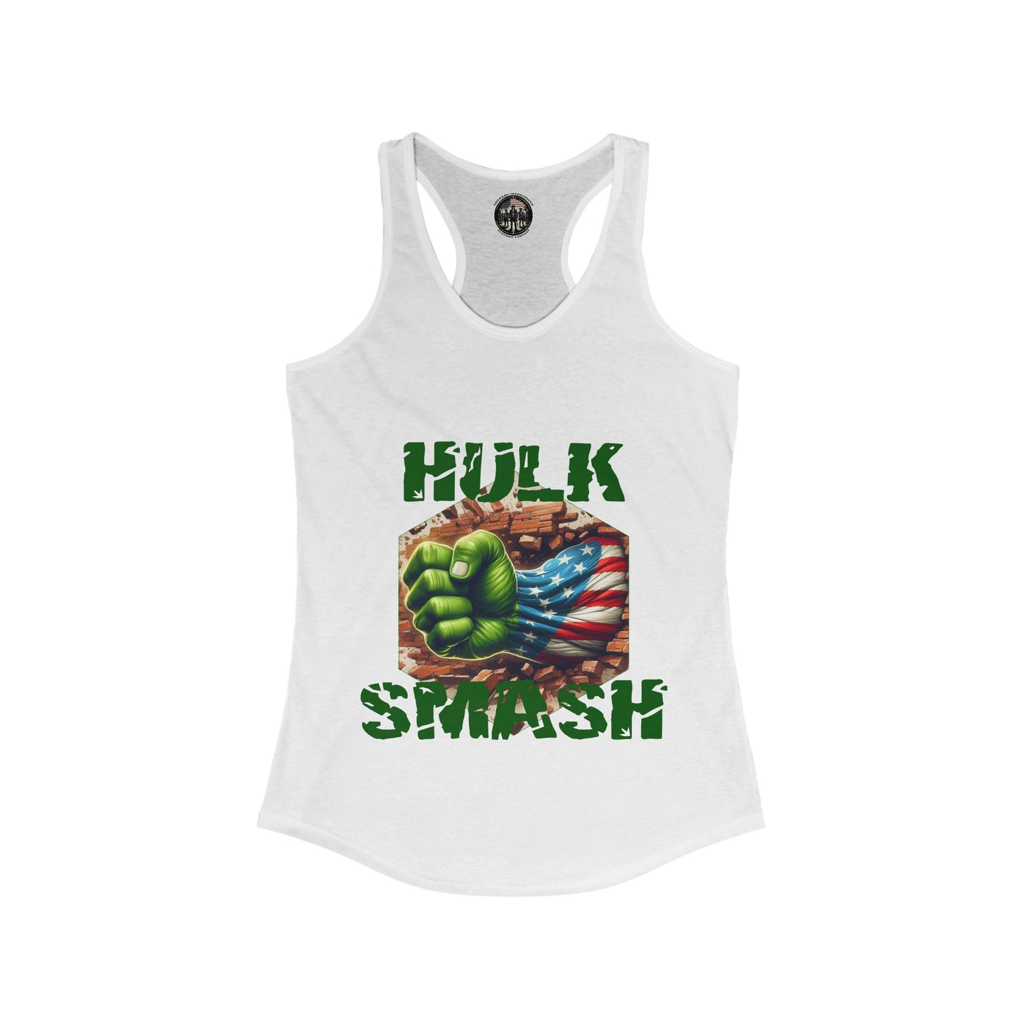 AmeriKan Hulk Smash! - Women's Ideal Racerback Tank