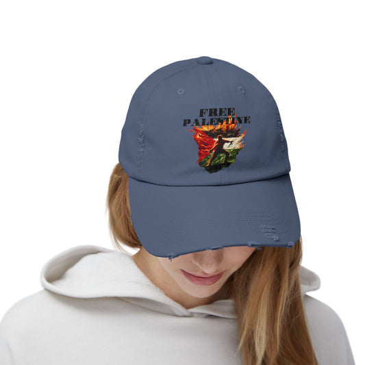 Unknown Casualty Free Palestine Distressed Hat